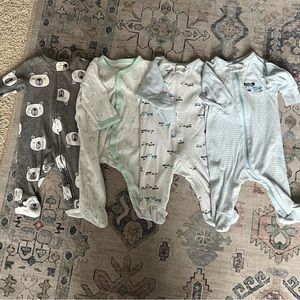 Lot 0-3 Month Baby Sleepers